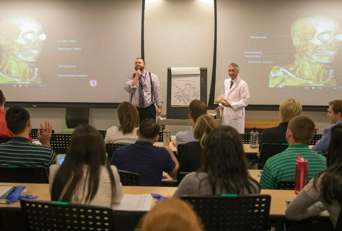 Students in lecture hall