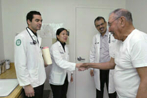 mspa_pcc Students with a patient