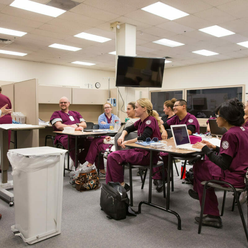 Nursing Skills Lab in Class